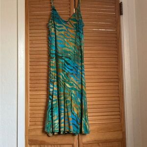 Vibrant Multicolor Striped Dress